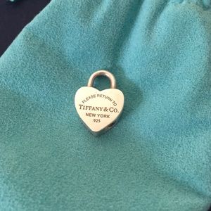 Tiffany & Co. Heart Lock Pendant/ Charm