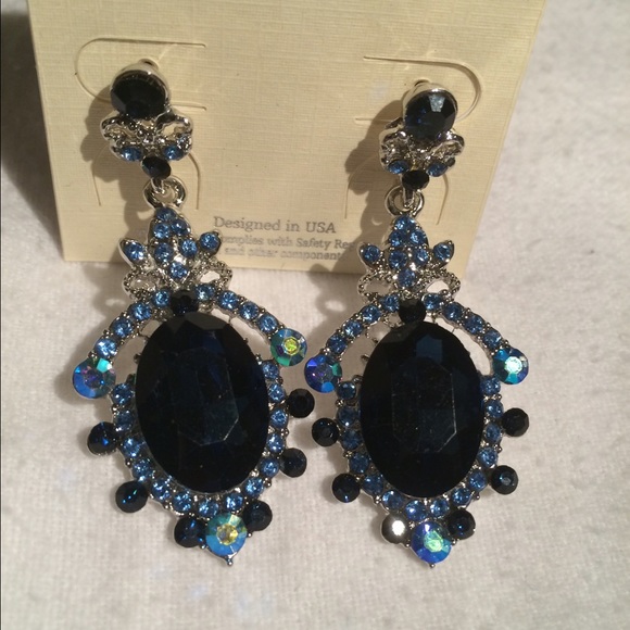 Blue earrings