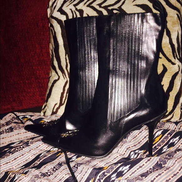 Christian Dior Leather Boots