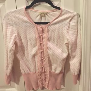 Forever 21 Polka Dot Cardigan Size Small