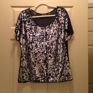 Sequin fun top