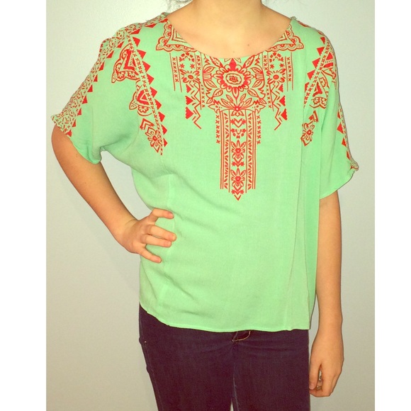 Mint Green Top