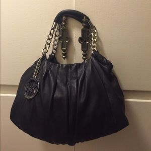 Authentic Michael Kors Black Leather Purse