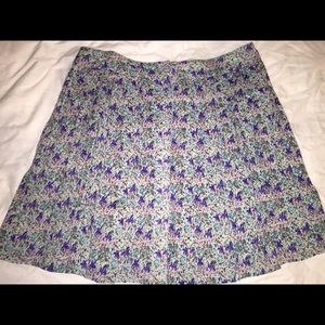 free people floral skirt