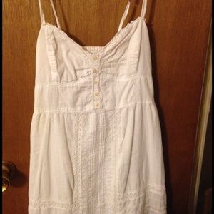 Abercrombie and Fitch white sundress