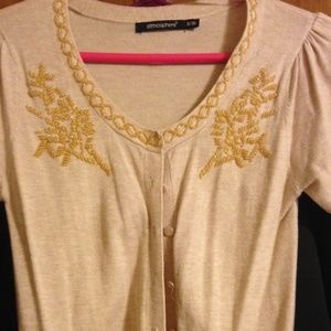 Atmosphere short sleeve cardigan