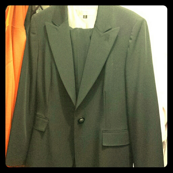 Black power suit