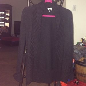 Black sweater cardigan
