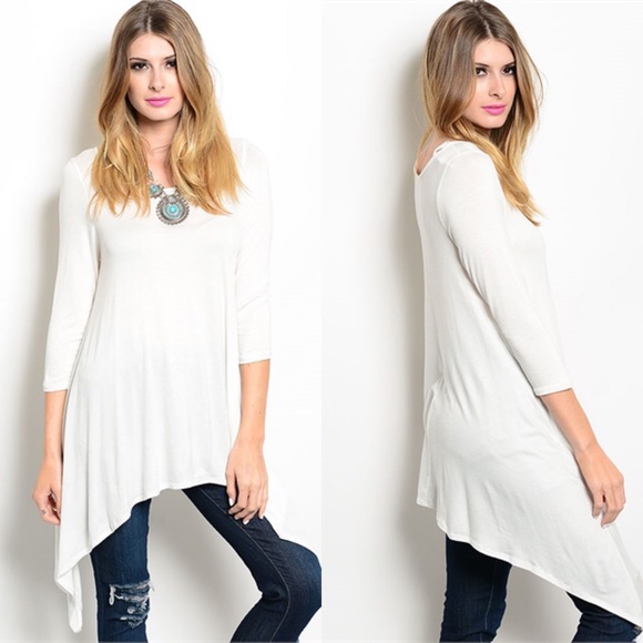 Tops - 💠💠The WASHINGTON jagged top - IVORY