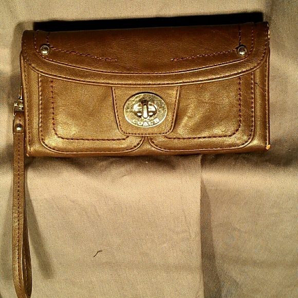 INSPIRED COACH Wristlet + wallet - Picture 1 of 1