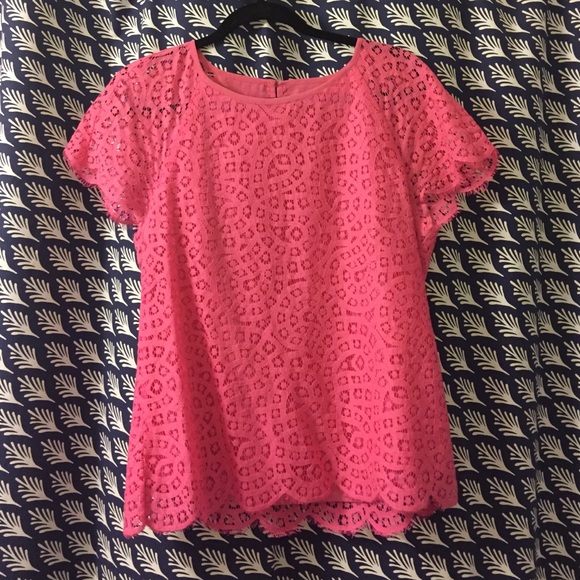 SPRING SALE! Pink jCrew lace top!