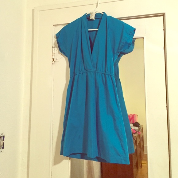 American Apparel Teal Kimono Dress