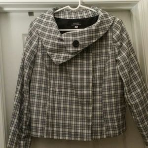 Black and white checkered jacket