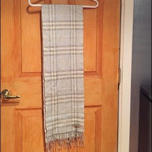 Light Blue Burberry Scarf