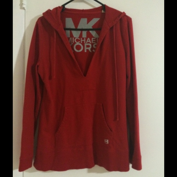 🌀💕 authentic like new red MK hoodie!!💥