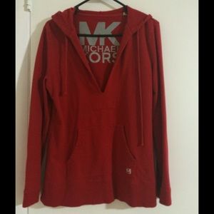 🌀💕 authentic like new red MK hoodie!!💥
