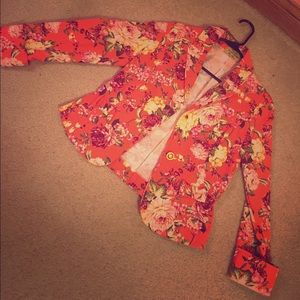 Unique Floral Blazer