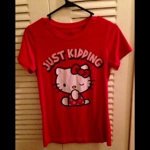 Just Kidding: Hello Kitty Shirt