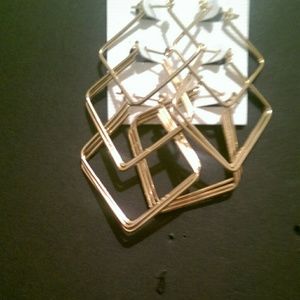 Women's 3 Pack Gold Earrings