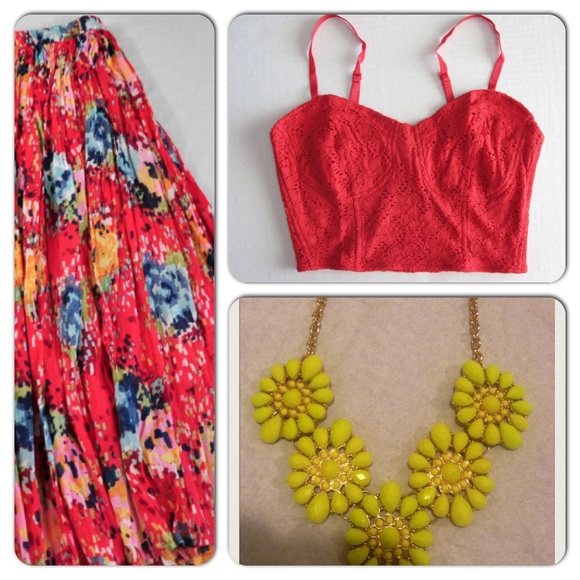 Anthropologie Dresses & Skirts - Floral maxi skirt