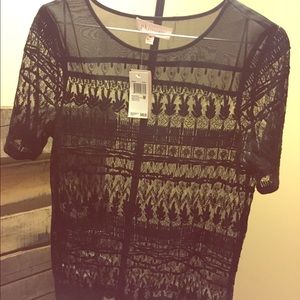Philosophy black lace top *Never worn NWT!