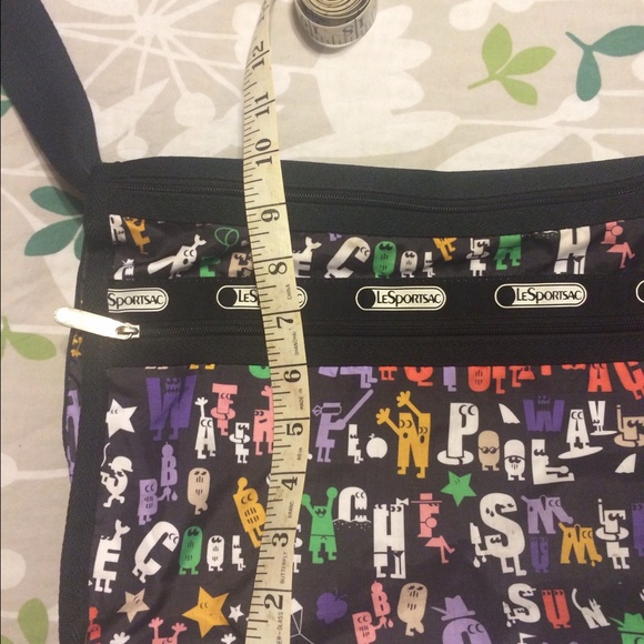 LeSportsac black with letters /colors - Picture 3 of 4