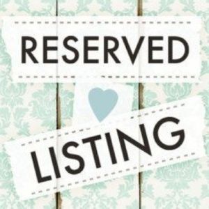 Reserved listing for wilshire57
