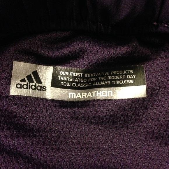 Purple Adidas climalite marathon running shorts - Picture 4 of 4