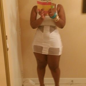 Bundle deal. Catsuit and white dress