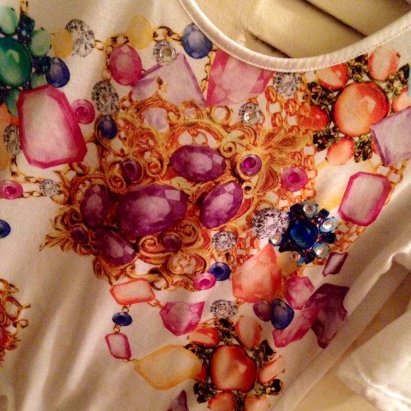 Multi Color Flower Shirt - Picture 2 of 3