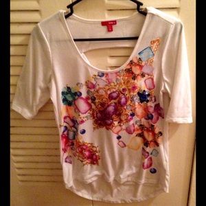 Multi Color Flower Shirt