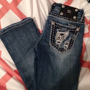 Size 24 Miss Me Capri jeans