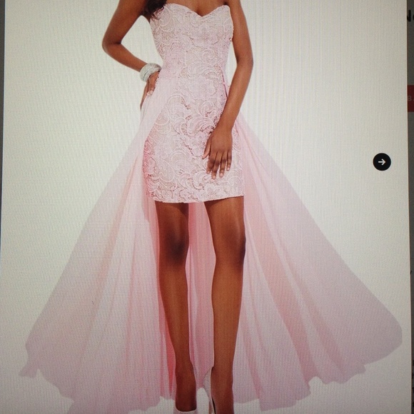 Tony Bowls dress 114725 in pink/ nude