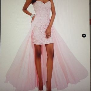Tony Bowls dress 114725 in pink/ nude