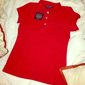 Red polo golf polo NWT