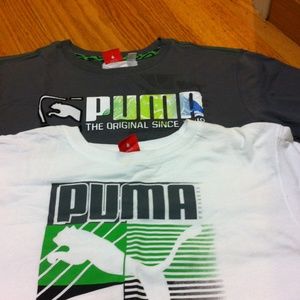 Boys puma T-shirts size L is great condition!