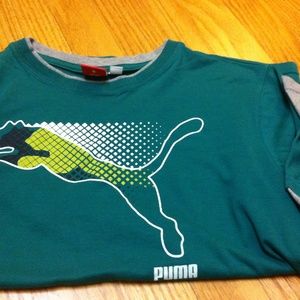Boys long sleeve puma shirt size L great condition