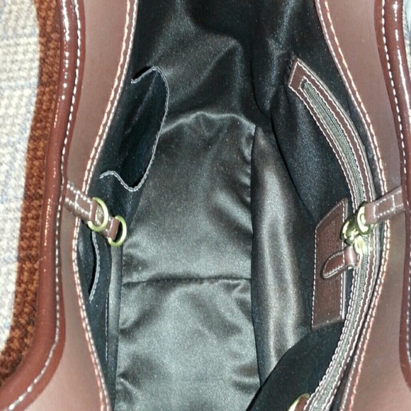 Authentic Coach signature brown bag - Picture 3 of 3