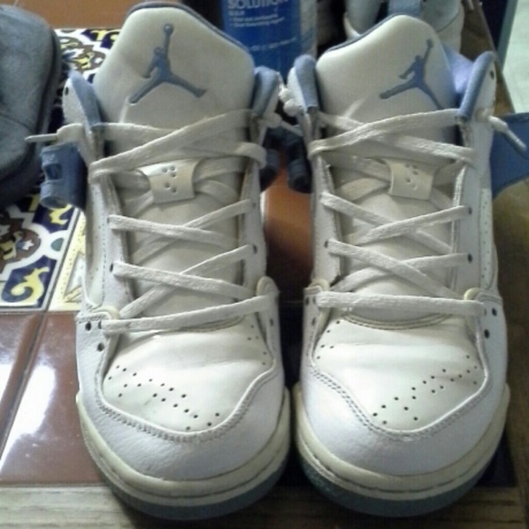 BUNDLE Blue and white jordans