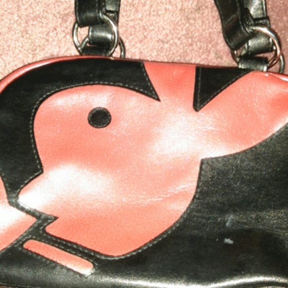 Playboy pink and black handbag