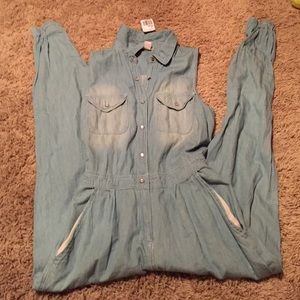 Light Denim Jumpsuit