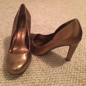 Gold Heels