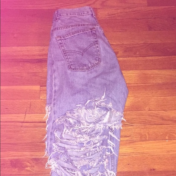 Distressed Ripped Jeans - Picture 2 of 4