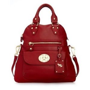 Emma Fox red crossbody bag