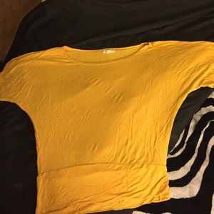 Off yellow off the shoulder top