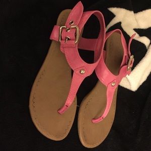 Pink sandals