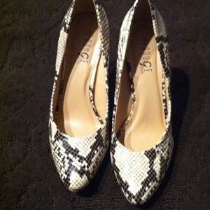 New Snake Print Heels