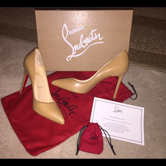 💯 Authentic Christian Louboutin Pigalle Nats Sz 7 - Picture 4 of 4