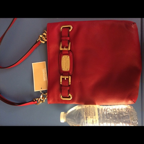 Michael Kors Handbags - Michael Kors RED crossbody purse