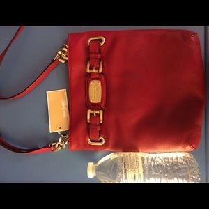 Michael Kors RED crossbody purse